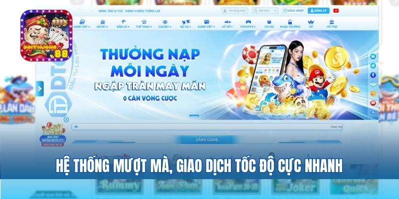 Thưởng nạp mỗi ngày khi đăng ký tài khoản