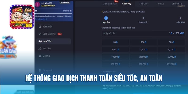 Hệ thống nạp rút an toàn nhanh chóng đơn giản nhất